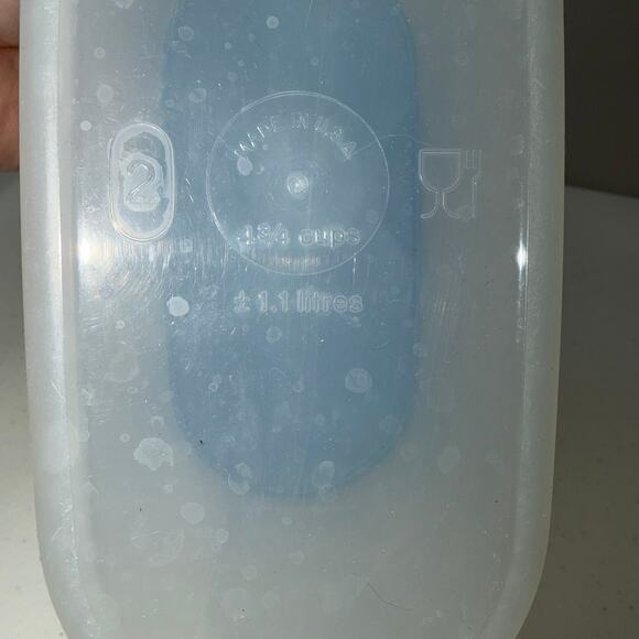 Tupperware Modular Mates #2 Blue Seal Food Storage Organization Container & Seal - Picture 5 of 10